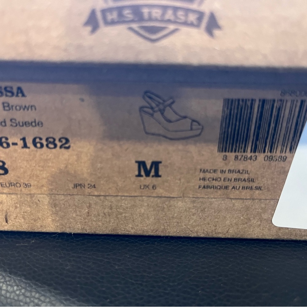 Trask Brown Suede Platform Slingbacks - image 2